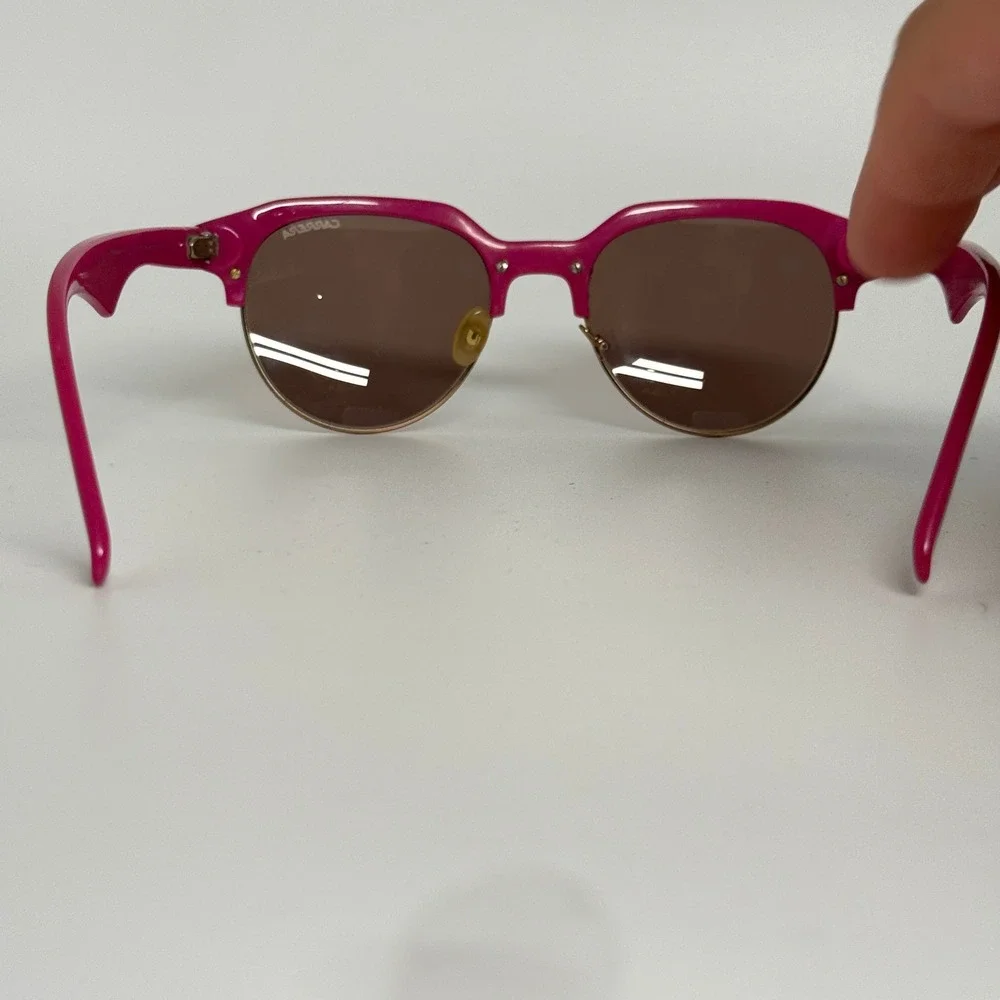 Carrera‎ 6001 Pink Half Rim Sunglasses 51-19-145 Retro Style